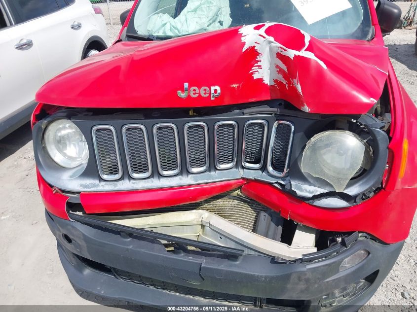 2017 Jeep Renegade Sport Fwd VIN: ZACCJAAB6HPF90310 Lot: 43204756