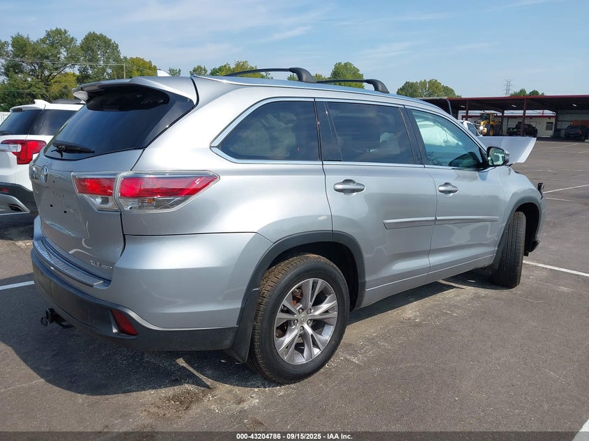 2015 TOYOTA HIGHLANDER XLE - 5TDJKRFH7F5202839