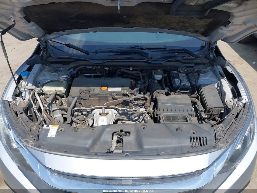 2017 Honda Civic 2.0 Lx Silver Lot 111043204788 Vin 2HGFC2F54HH511008
