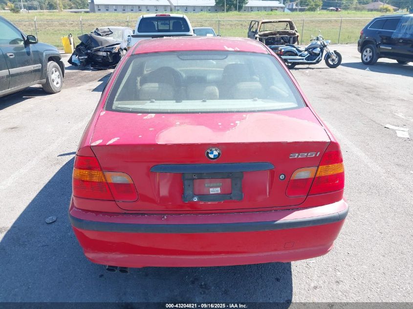2003 BMW 325I VIN: WBAET37463NJ32272 Lot: 43204821