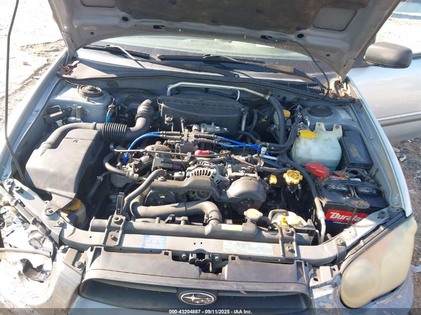 2004 Subaru Impreza Outback Sport VIN: JF1GG68534H820924 Lot: 43204887