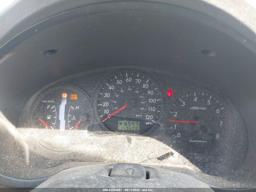 2004 Subaru Impreza Outback Sport VIN: JF1GG68534H820924 Lot: 43204887