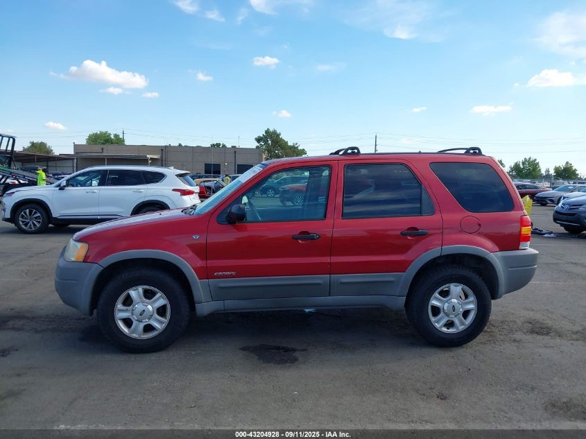 2001 Ford Escape Xlt VIN: 1FMYU03141KF21168 Lot: 43204928