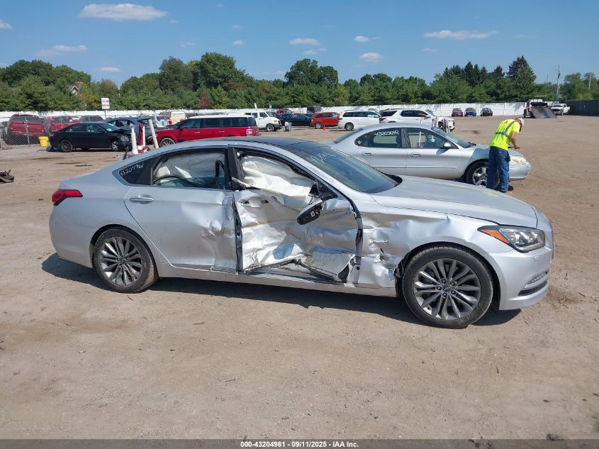 2017 Genesis G80 3.8 VIN: KMHGN4JE5HU192243 Lot: 43204961