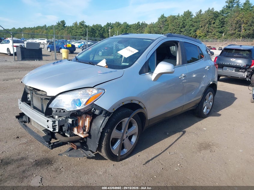2016 Buick Encore silver other gasoline KL4CJESB6GB551788 photo #3