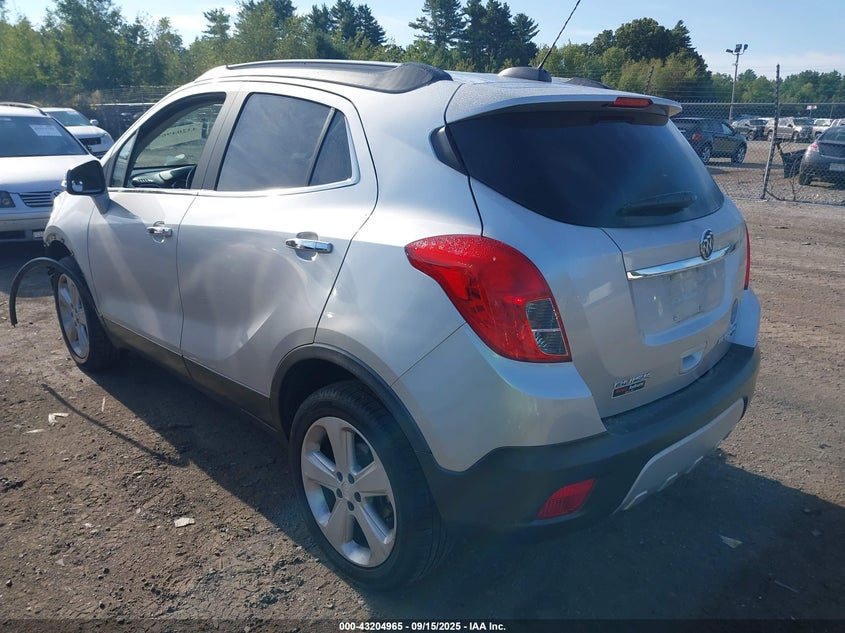 2016 Buick Encore silver other gasoline KL4CJESB6GB551788 photo #4