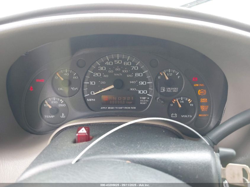 2002 Chevrolet Astro Ls VIN: 1GNEL19X52B124086 Lot: 43205025