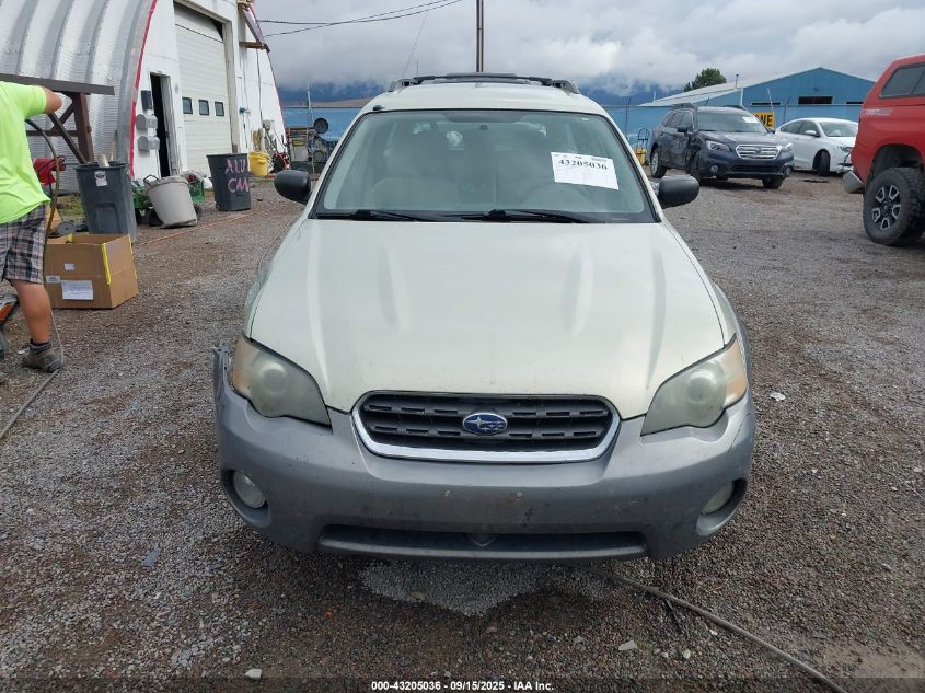 2005 Subaru Outback 2.5I VIN: 4S4BP61C057391287 Lot: 43205036