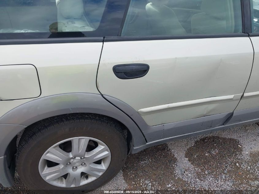 2005 Subaru Outback 2.5I VIN: 4S4BP61C057391287 Lot: 43205036