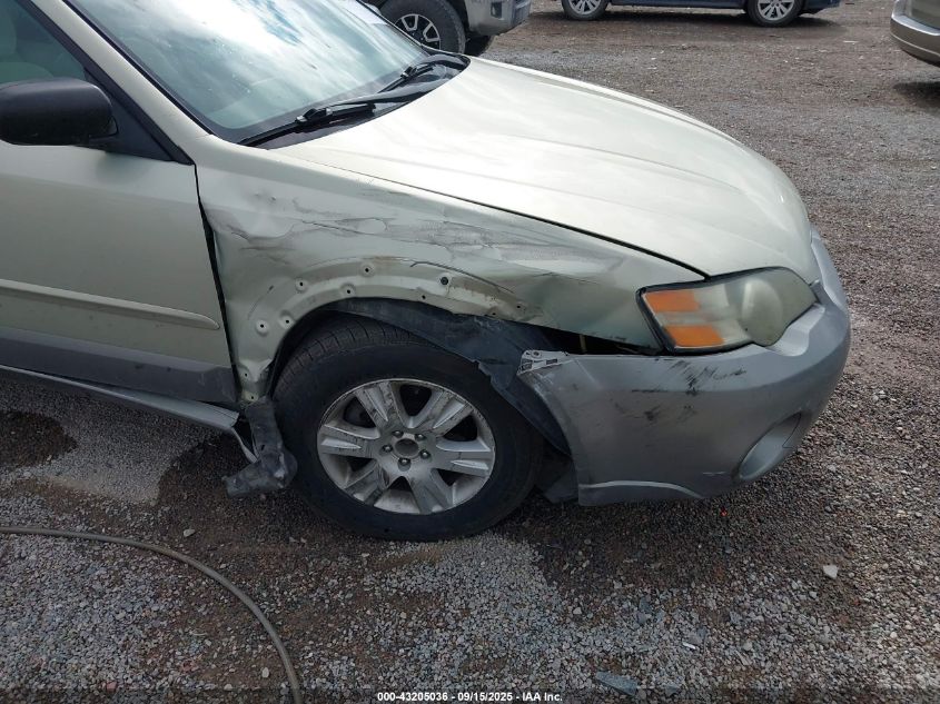2005 Subaru Outback 2.5I VIN: 4S4BP61C057391287 Lot: 43205036