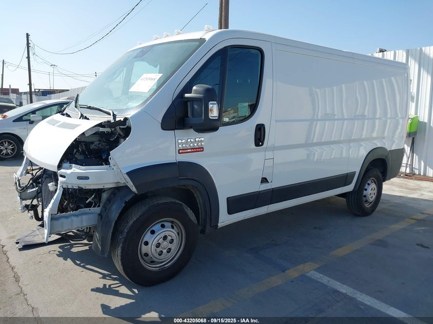 VIN 3C6LRVAGXME584150 2021 RAM PROMASTER 1500 LOW ROOF 136 WB