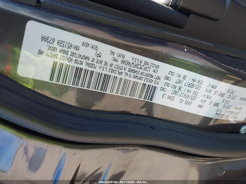 2015 Jeep Cherokee Latitude VIN: 1C4PJMCSXFW740340 Lot: 43205109