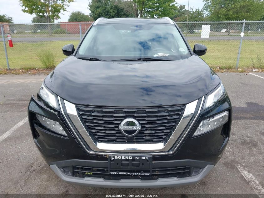 2022 Nissan Rogue Sv Intelligent Awd VIN: 5N1BT3BB3NC709345 Lot: 43205171