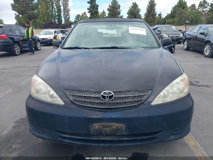 2003 Toyota Camry Le VIN: 4T1BE32K13U119808 Lot: 43205218