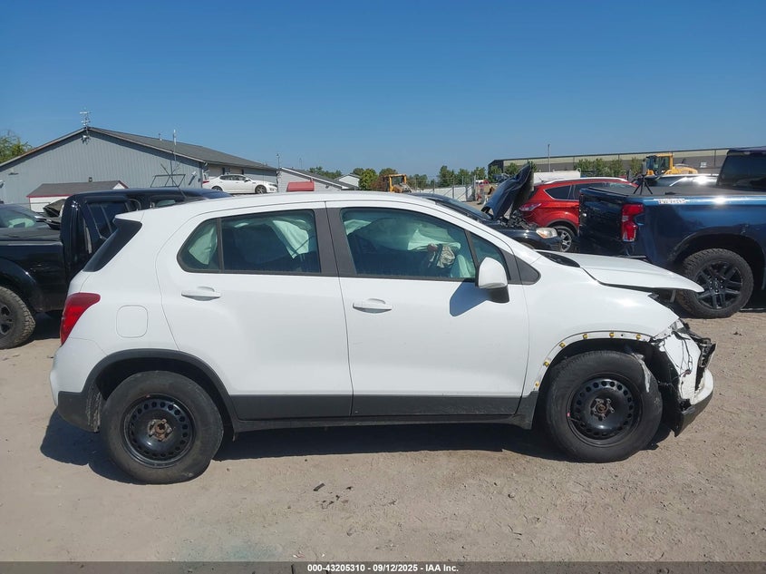 2017 Chevrolet Trax Ls VIN: KL7CJKSB2HB244122 Lot: 43205310