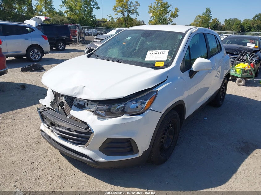 2017 Chevrolet Trax Ls VIN: KL7CJKSB2HB244122 Lot: 43205310