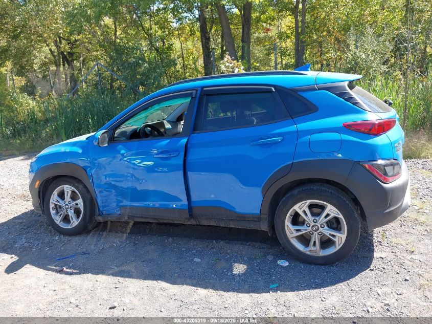 2022 Hyundai Kona Sel VIN: KM8K6CAB2NU923083 Lot: 43205319