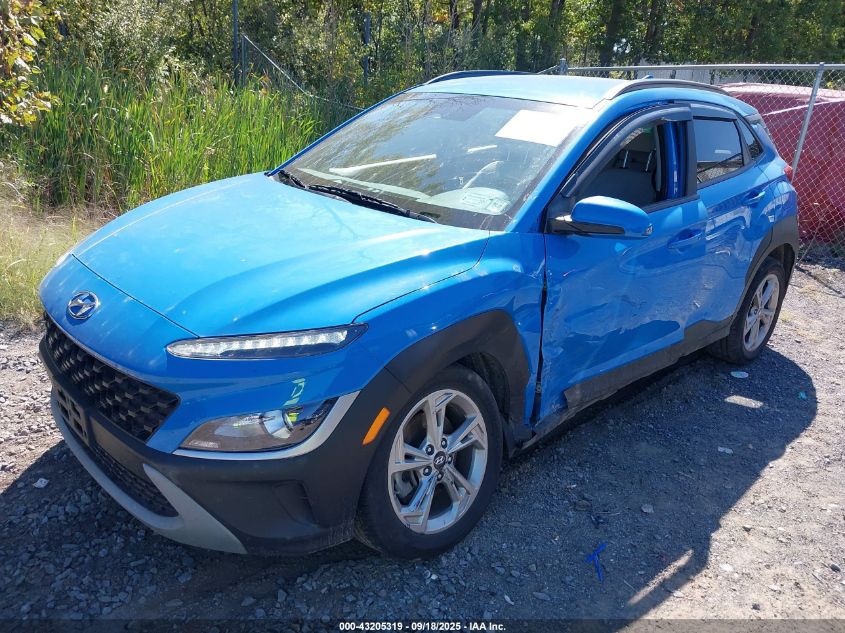 2022 Hyundai Kona Sel VIN: KM8K6CAB2NU923083 Lot: 43205319