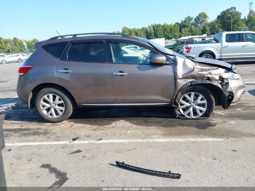 2011 Nissan Murano Sv VIN: JN8AZ1MW8BW163451 Lot: 43205335