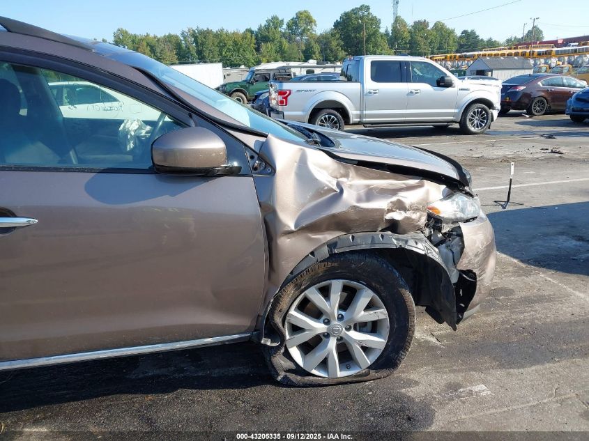 2011 Nissan Murano Sv VIN: JN8AZ1MW8BW163451 Lot: 43205335
