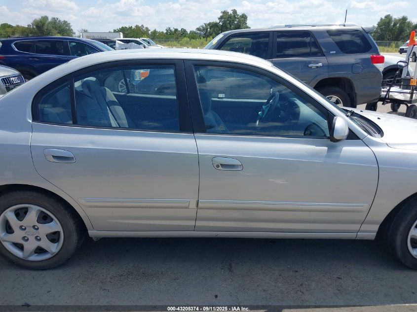 2005 Hyundai Elantra Gls/Gt VIN: KMHDN46D65U158987 Lot: 43205374