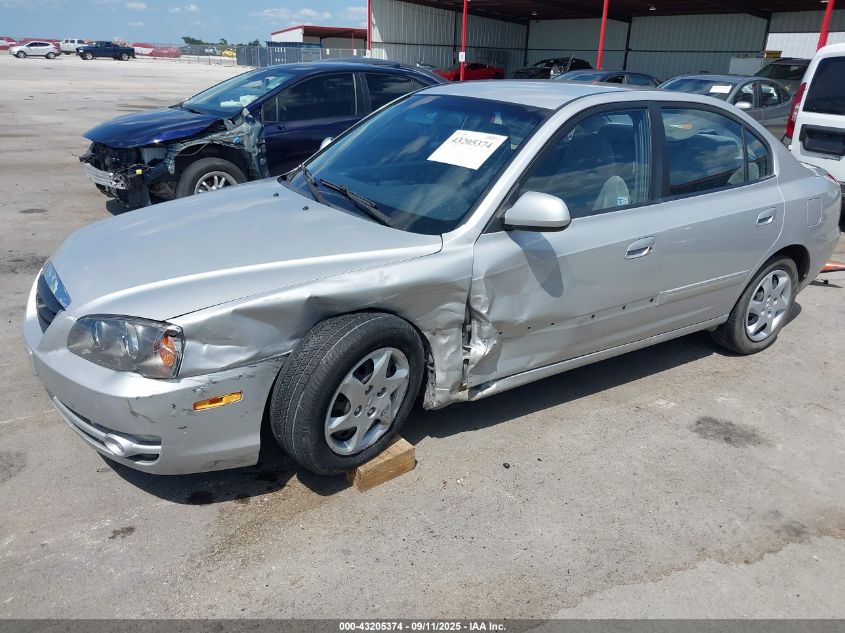 2005 Hyundai Elantra Gls/Gt VIN: KMHDN46D65U158987 Lot: 43205374