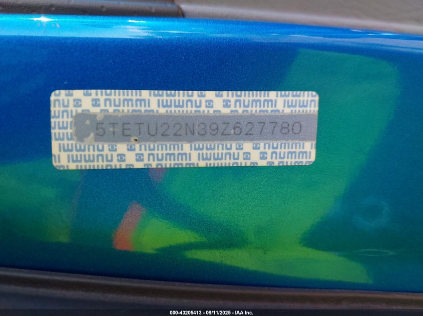 2009 Toyota Tacoma X-Runner VIN: 5TETU22N39Z627780 Lot: 43205413