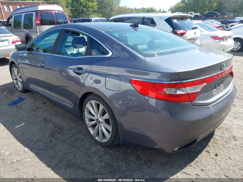2012 Hyundai Azera grey sedan gasoline KMHFH4JG0CA191967 photo #4