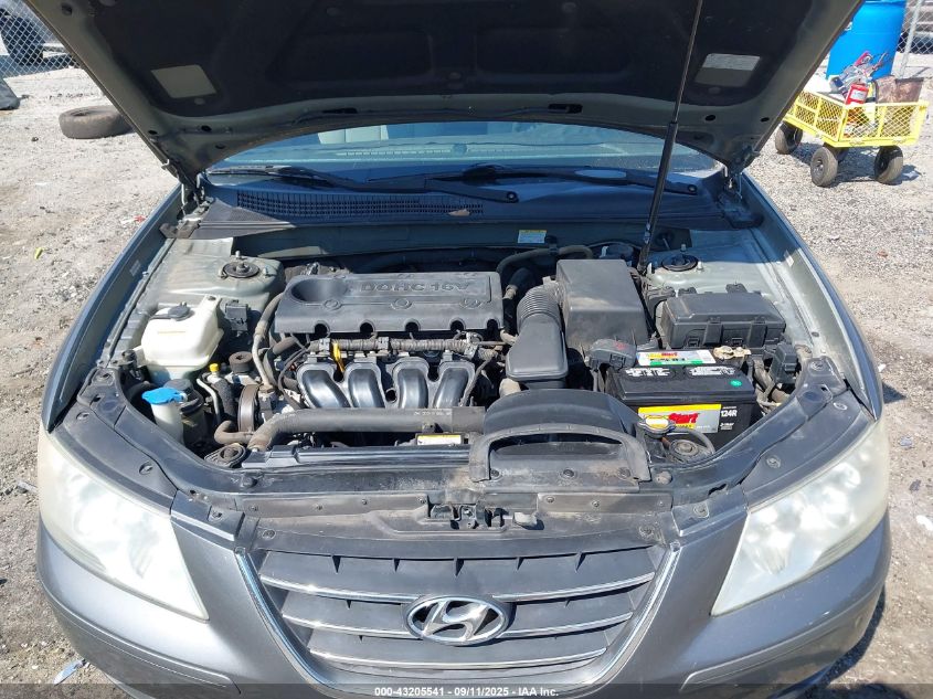 2009 Hyundai Sonata Gls VIN: 5NPET46C09H497492 Lot: 43205541