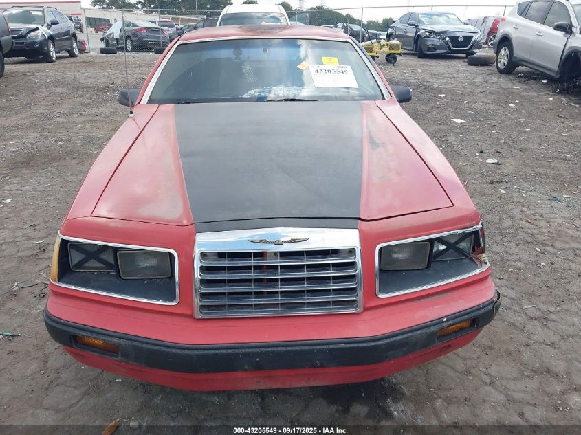 1986 Ford Thunderbird VIN: 1FABP46F8GH202433 Lot: 43205549