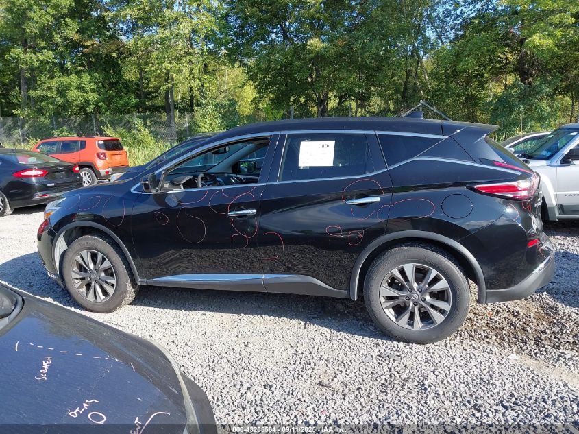 2018 Nissan Murano Sv VIN: 5N1AZ2MHXJN116912 Lot: 43205564