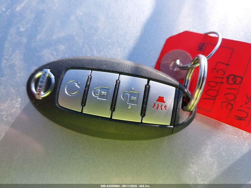 2018 Nissan Murano Sv VIN: 5N1AZ2MHXJN116912 Lot: 43205564