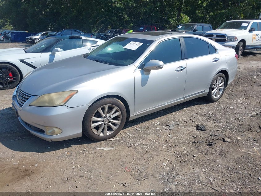 2010 Lexus Es 350 silver sedan gasoline JTHBK1EG9A2349161 photo #3