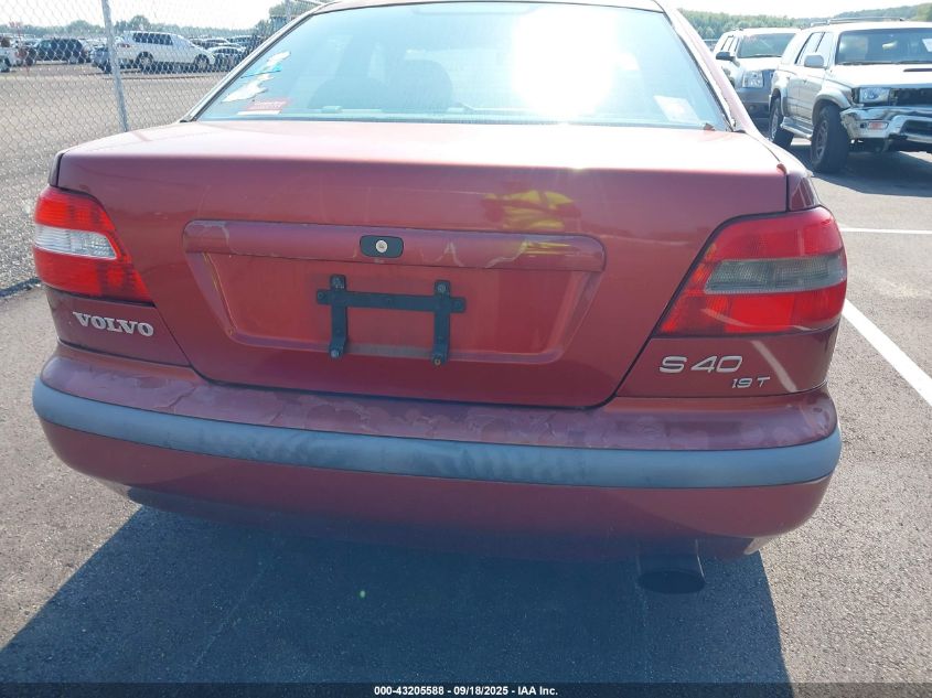 2000 Volvo S40 A/As VIN: YV1VS2551YF582905 Lot: 43205588
