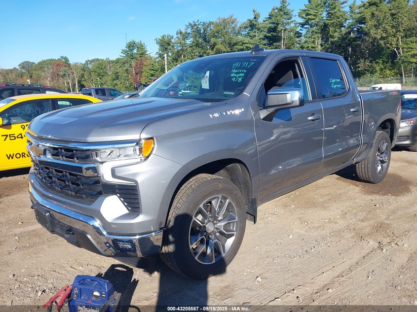 2023 Chevrolet Silverado 1500 4Wd Short Bed Lt With 2Fl grey truck gasoline 3GCPDKEK4PG242403 photo #3