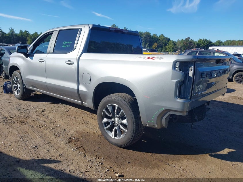 2023 Chevrolet Silverado 1500 4Wd Short Bed Lt With 2Fl grey truck gasoline 3GCPDKEK4PG242403 photo #4