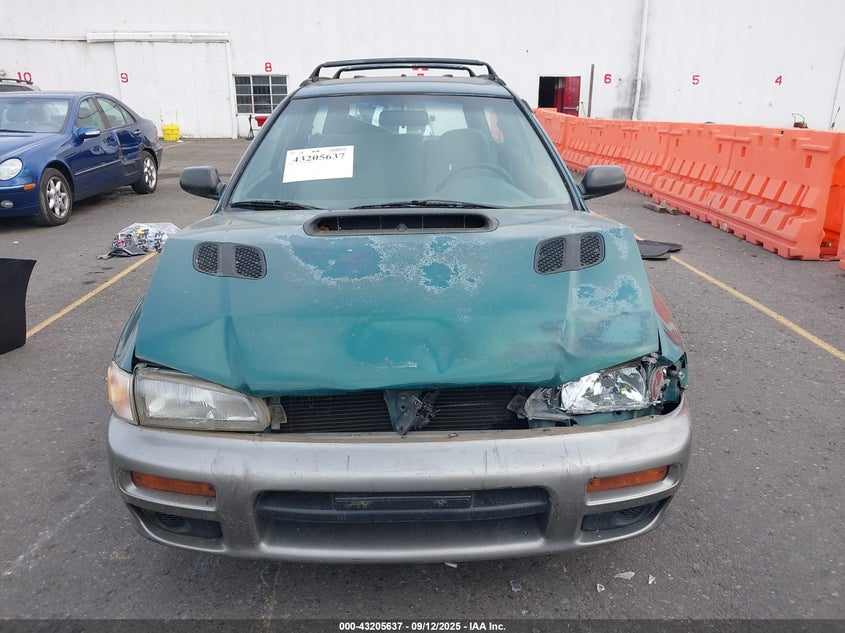 1997 Subaru Impreza Outback Sport VIN: JF1GF485XVG821809 Lot: 43205637