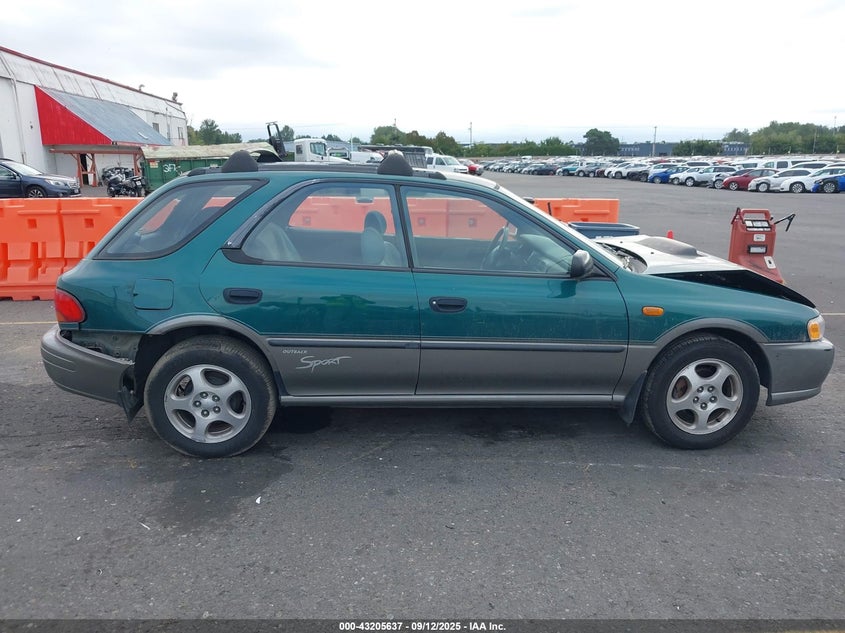 1997 Subaru Impreza Outback Sport VIN: JF1GF485XVG821809 Lot: 43205637
