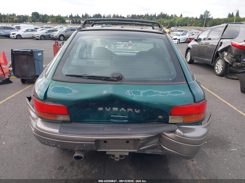1997 Subaru Impreza Outback Sport VIN: JF1GF485XVG821809 Lot: 43205637