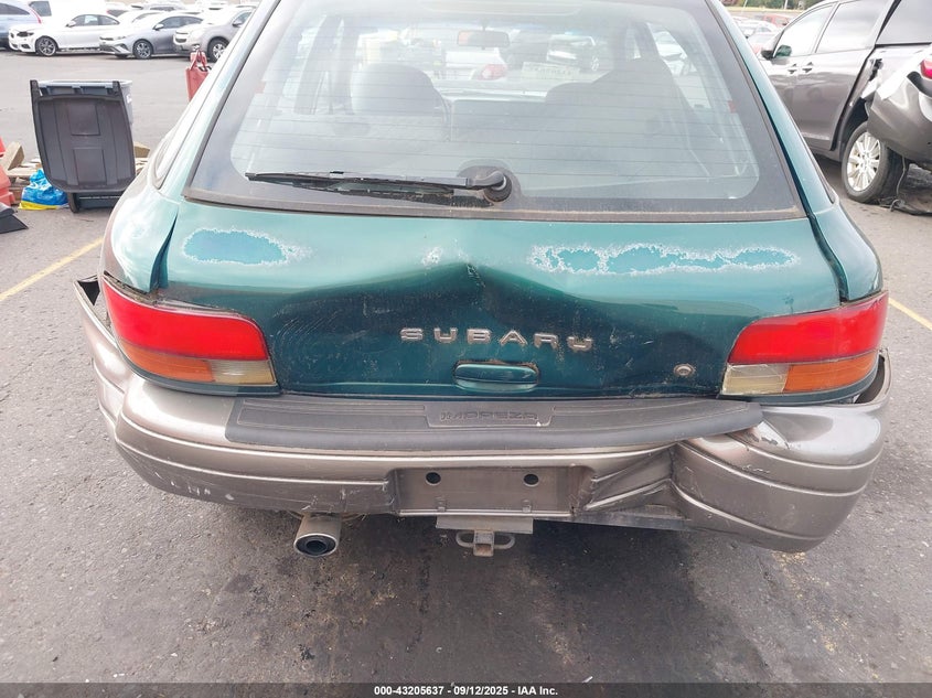 1997 Subaru Impreza Outback Sport VIN: JF1GF485XVG821809 Lot: 43205637