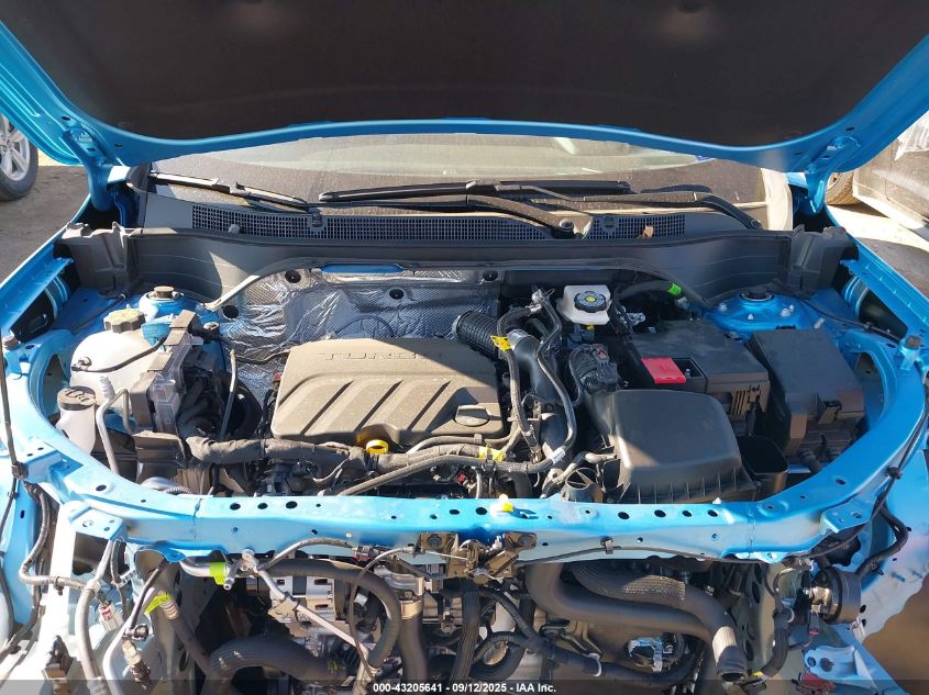 2025 Chevrolet Trax Fwd Activ VIN: KL77LKEP4SC294489 Lot: 43205641