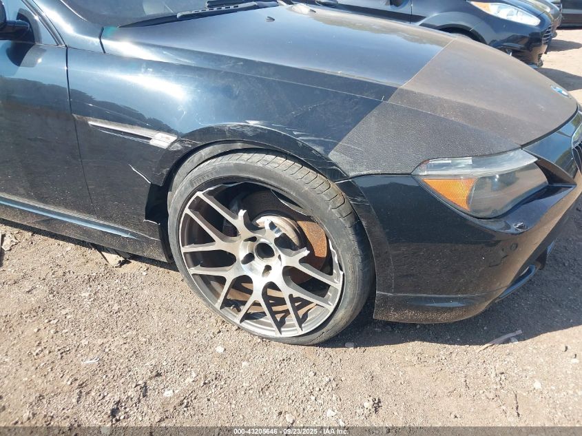 2006 BMW 650I VIN: WBAEK13406CN77197 Lot: 43205646