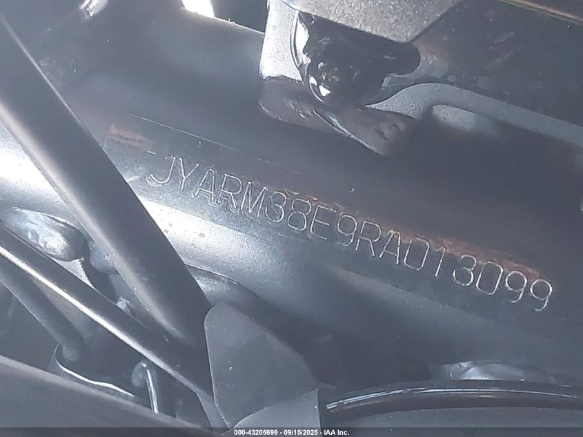 2024 Yamaha Yzfr7 VIN: JYARM38E9RA013099 Lot: 43205699