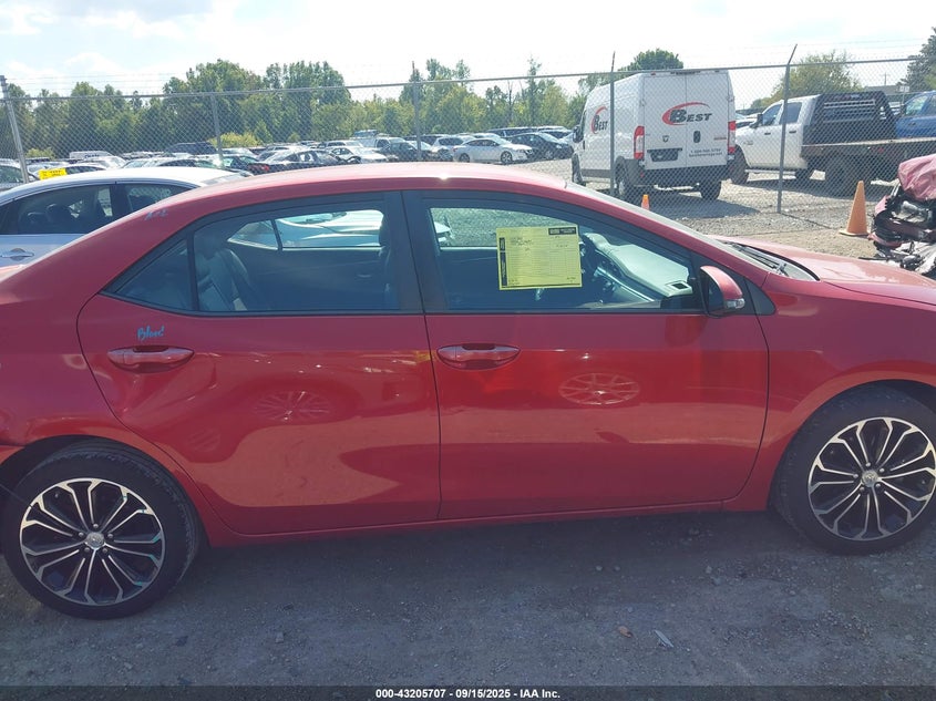 2015 Toyota Corolla S Plus VIN: 2T1BURHE1FC444620 Lot: 43205707