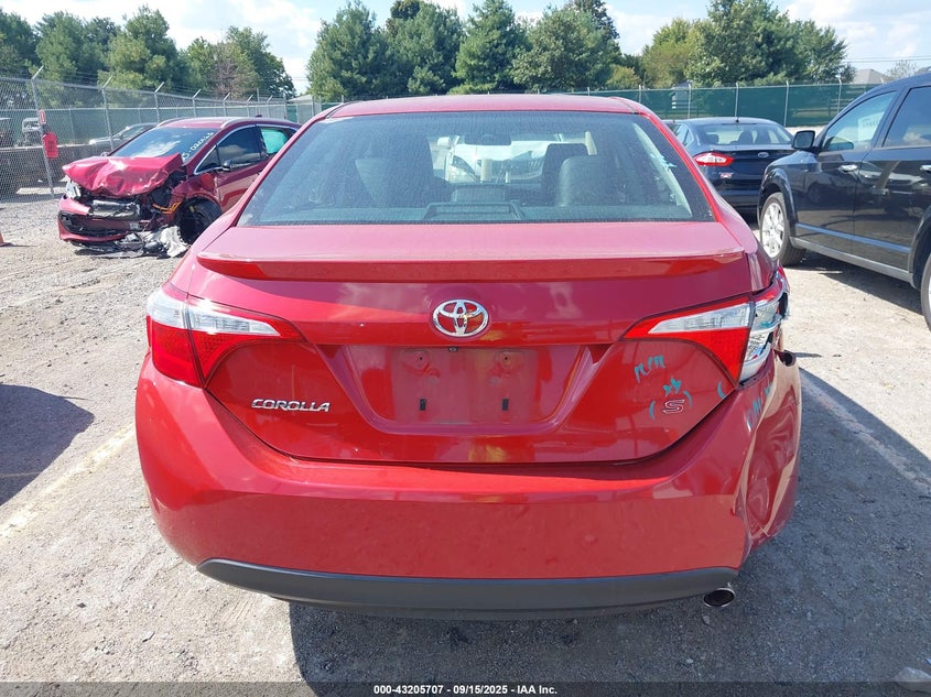 2015 Toyota Corolla S Plus VIN: 2T1BURHE1FC444620 Lot: 43205707