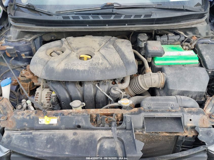 2013 Hyundai Elantra Gls VIN: 5NPDH4AEXDH168393 Lot: 43205714