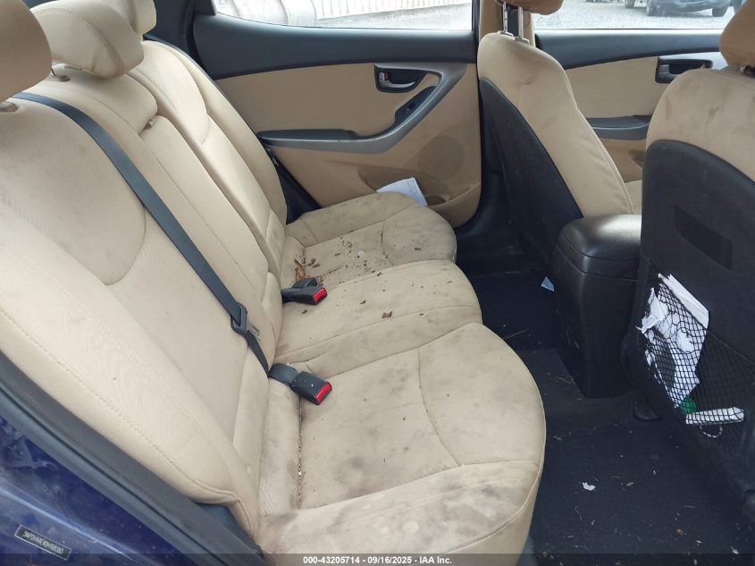 2013 Hyundai Elantra Gls VIN: 5NPDH4AEXDH168393 Lot: 43205714