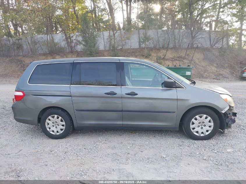 2007 Honda Odyssey Lx VIN: 5FNRL38257B004496 Lot: 43205750
