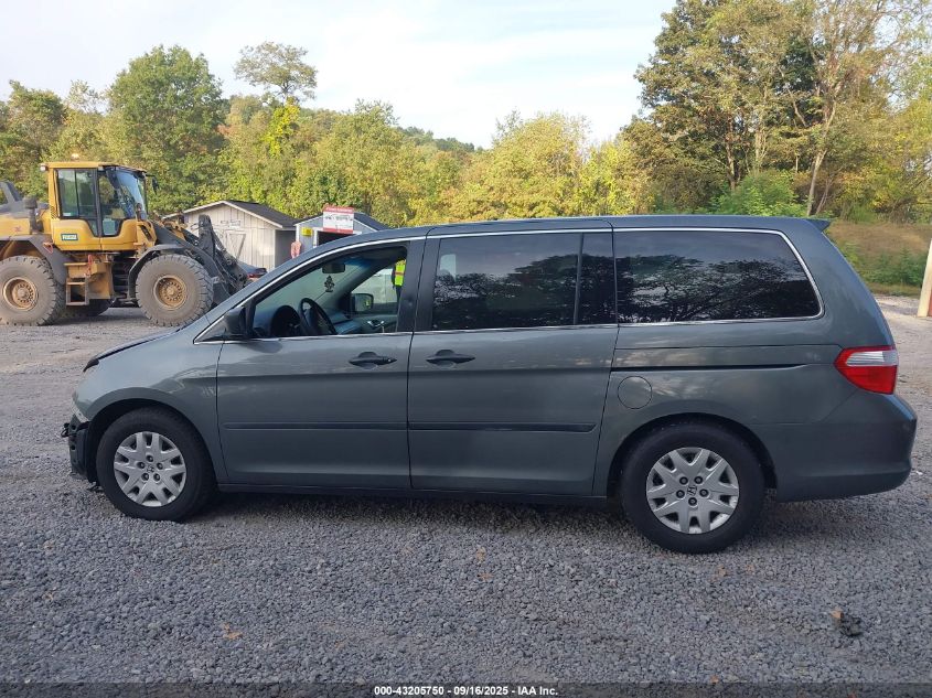 2007 Honda Odyssey Lx VIN: 5FNRL38257B004496 Lot: 43205750