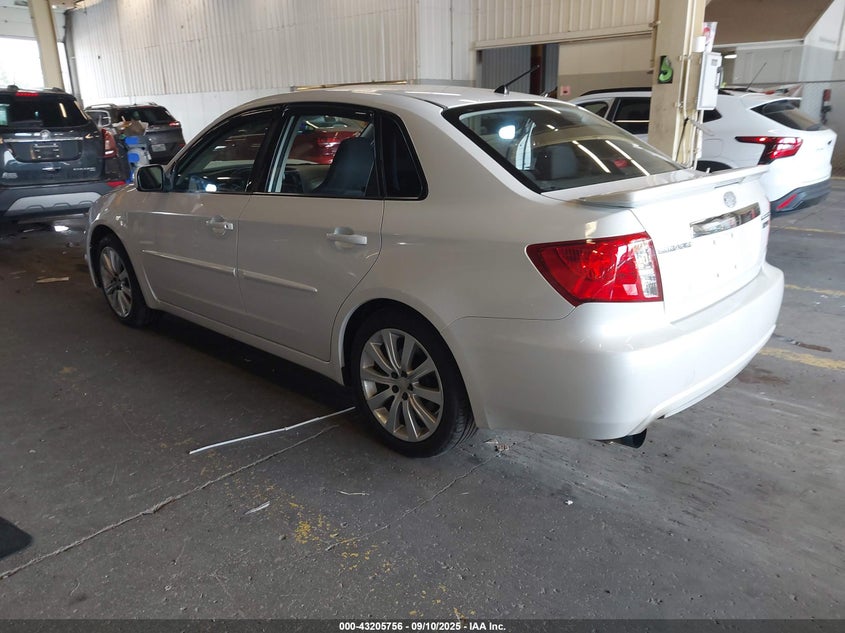 2008 Subaru Impreza Wrx white sedan gasoline JF1GE746X8G511179 photo #4